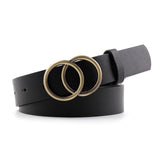 2020 Designer Leather Snake Zebra Belt Leopard Women Female Fashion Waist Double Ring Circle Buckle Girl Jeans Dress Wild Belts - ENSEIGNE DENIS