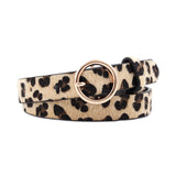 2020 Designer Leather Snake Zebra Belt Leopard Women Female Fashion Waist Double Ring Circle Buckle Girl Jeans Dress Wild Belts - ENSEIGNE DENIS