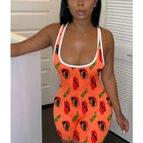 Sexy Women Bodysuit Sleeveless Deep V Neck Bodycon Stretch Leotard Bodysuit Button Short Romper Pajama Women Sleepwear Jumpsuit - ENSEIGNE DENIS