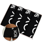 4pc/lot Boxershorts Men Boxers Male Underwear Man Panties Cotton Soft Short Boxer Mesh Mens Hombre Cueca Plus Size OR212