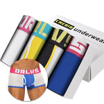 4pc/lot Boxershorts Men Boxers Male Underwear Man Panties Cotton Soft Short Boxer Mesh Mens Hombre Cueca Plus Size OR212