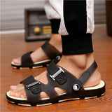 Male Fashion High Quality Plus Size Home & Beach Sandals Men Casual Durable Anti Skid Peep Toe Summer Sandals Sandalias A5756 - ENSEIGNE DENIS