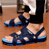 Male Fashion High Quality Plus Size Home & Beach Sandals Men Casual Durable Anti Skid Peep Toe Summer Sandals Sandalias A5756 - ENSEIGNE DENIS