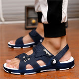 Male Fashion High Quality Plus Size Home & Beach Sandals Men Casual Durable Anti Skid Peep Toe Summer Sandals Sandalias A5756 - ENSEIGNE DENIS