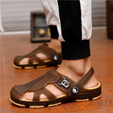Male Fashion High Quality Plus Size Home & Beach Sandals Men Casual Durable Anti Skid Peep Toe Summer Sandals Sandalias A5756 - ENSEIGNE DENIS