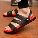 Male Fashion High Quality Plus Size Home & Beach Sandals Men Casual Durable Anti Skid Peep Toe Summer Sandals Sandalias A5756 - ENSEIGNE DENIS