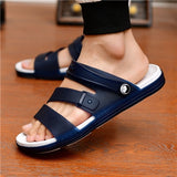 Male Fashion High Quality Plus Size Home & Beach Sandals Men Casual Durable Anti Skid Peep Toe Summer Sandals Sandalias A5756 - ENSEIGNE DENIS