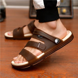Male Fashion High Quality Plus Size Home & Beach Sandals Men Casual Durable Anti Skid Peep Toe Summer Sandals Sandalias A5756 - ENSEIGNE DENIS