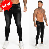 GINGTTO Jeans Men Elastic Waist Skinny Jeans Men 2020 Stretch Ripped Pants Streetwear Mens Denim Jeans Blue - ENSEIGNE DENIS