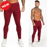 GINGTTO Jeans Men Elastic Waist Skinny Jeans Men 2020 Stretch Ripped Pants Streetwear Mens Denim Jeans Blue - ENSEIGNE DENIS