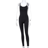 Dulzura strap women long jumpsuit bodycon sexy streetwear fitness sportswear 2020 summer clothes lounge wear club outfit body - ENSEIGNE DENIS