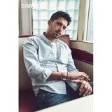 SIMWOOD 2020 21s/2 oxford shirts men classical casual shirt single chest pockets 100% cotton spring new brand clothing SJ110377 - ENSEIGNE DENIS