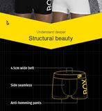 ORLVS Mens Boxer Sexy Underwear soft long boxershorts Cotton soft Underpants Male Panties 3D Pouch Shorts Under Wear Pants Short