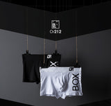 ORLVS Mens Boxer Sexy Underwear soft long boxershorts Cotton soft Underpants Male Panties 3D Pouch Shorts Under Wear Pants Short