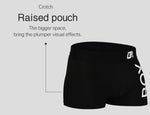 ORLVS Mens Boxer Sexy Underwear soft long boxershorts Cotton soft Underpants Male Panties 3D Pouch Shorts Under Wear Pants Short