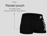 ORLVS Mens Boxer Sexy Underwear soft long boxershorts Cotton soft Underpants Male Panties 3D Pouch Shorts Under Wear Pants Short