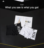 ORLVS Mens Boxer Sexy Underwear soft long boxershorts Cotton soft Underpants Male Panties 3D Pouch Shorts Under Wear Pants Short