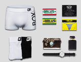 ORLVS Mens Boxer Sexy Underwear soft long boxershorts Cotton soft Underpants Male Panties 3D Pouch Shorts Under Wear Pants Short