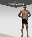 ORLVS Mens Boxer Sexy Underwear soft long boxershorts Cotton soft Underpants Male Panties 3D Pouch Shorts Under Wear Pants Short