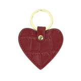 New Design Free Customed Initials Letters Crocodile Pattern Or Saffiano Leather Round Key Chain Key Ring Key Wallet