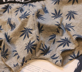 Cotton Men's Underwear Boxer Maple Leaf Breathable Personality Boy Boxer Personality Fit Sports Boxer Shorts Men's Panties