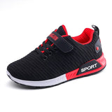 Children Sports Shoes Autumn Boys Girls Anti-slip Patchwork Net Breathable Kids Sneakers Infant Child Running Shoe Black Red - ENSEIGNE DENIS