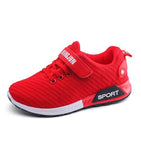 Children Sports Shoes Autumn Boys Girls Anti-slip Patchwork Net Breathable Kids Sneakers Infant Child Running Shoe Black Red - ENSEIGNE DENIS