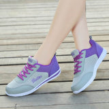 Dropshipping Women Shoes Summer White Sneakers Basket Femme Super Light Vulcanized Shoes Female Mesh Sneakers Women Casual Shoe - ENSEIGNE DENIS