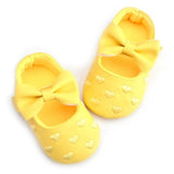 Baby PU Leather Baby Boy Girl Baby Moccasins Moccs Shoes Bow Fringe So