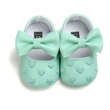 Baby PU Leather Baby Boy Girl Baby Moccasins Moccs Shoes Bow Fringe So