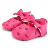 Baby PU Leather Baby Boy Girl Baby Moccasins Moccs Shoes Bow Fringe So