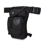High Quality Men's Canvas Drop Leg Bag Military Motorcycle Multi-purpose Messenger Shoulder Bags Belt Hip Bum Waist Fanny Pack - ENSEIGNE DENIS