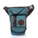 High Quality Men's Canvas Drop Leg Bag Military Motorcycle Multi-purpose Messenger Shoulder Bags Belt Hip Bum Waist Fanny Pack - ENSEIGNE DENIS