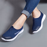 Spring Summer Women Sneakers Breathable Mesh Light Flat Loafers Casual Shoes Women Fashion Outdoor Walking Shoes Plus Size 35-43 - ENSEIGNE DENIS