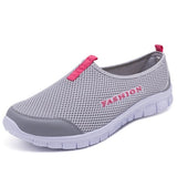 Spring Summer Women Sneakers Breathable Mesh Light Flat Loafers Casual Shoes Women Fashion Outdoor Walking Shoes Plus Size 35-43 - ENSEIGNE DENIS