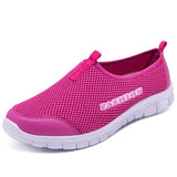 Spring Summer Women Sneakers Breathable Mesh Light Flat Loafers Casual Shoes Women Fashion Outdoor Walking Shoes Plus Size 35-43 - ENSEIGNE DENIS