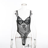 Cryptographic hot sale sheer lace bodysuit women backless transparent mesh bow sexy jumpsuit 2020 catsuit straps bodysuits thong - ENSEIGNE DENIS