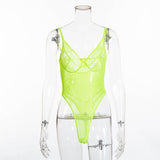 Cryptographic hot sale sheer lace bodysuit women backless transparent mesh bow sexy jumpsuit 2020 catsuit straps bodysuits thong - ENSEIGNE DENIS