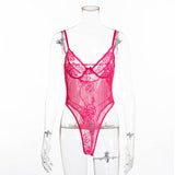 Cryptographic hot sale sheer lace bodysuit women backless transparent mesh bow sexy jumpsuit 2020 catsuit straps bodysuits thong - ENSEIGNE DENIS