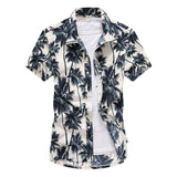 2019 Fashion Mens Short Sleeve Hawaiian Shirt Fast drying Plus Size Asian Size M-5XL Summer Casual Floral Beach Shirts For Men - ENSEIGNE DENIS