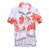 2019 Fashion Mens Short Sleeve Hawaiian Shirt Fast drying Plus Size Asian Size M-5XL Summer Casual Floral Beach Shirts For Men - ENSEIGNE DENIS