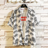 Print Brand Summer Hot Sell Men's Beach Shirt Fashion Short Sleeve Floral Loose Casual Shirts Plus Asian SIZE M-4XL 5XL Hawaiian - ENSEIGNE DENIS