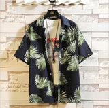Print Brand Summer Hot Sell Men's Beach Shirt Fashion Short Sleeve Floral Loose Casual Shirts Plus Asian SIZE M-4XL 5XL Hawaiian - ENSEIGNE DENIS