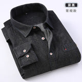 Jeans Shirts Men 4 Color Big Size Cotton Long Sleeve Button Front Pocket Casual Streetwear  Slim Fit Work Dress Spring Autumn - ENSEIGNE DENIS