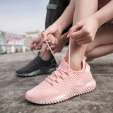 Casual Women Trainers Ultra Light Sneakers Breathable Ladies Flat Shoes Pink 2019 Basket Tenis Fashion Walking Shoes Men Shoes - ENSEIGNE DENIS