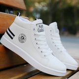 Casual Sneakers High Top Shoes Men White Sport Shoes 2020 New Arrival Ankle Boots Leather Sneakers Male Shoes - ENSEIGNE DENIS