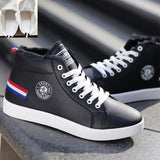 Casual Sneakers High Top Shoes Men White Sport Shoes 2020 New Arrival Ankle Boots Leather Sneakers Male Shoes - ENSEIGNE DENIS