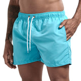 Pocket Swimming Shorts For Men Swimwear Man Swimsuit Swim Trunks Summer Bathing Beach Wear Surf  beach Short board pants Boxer - ENSEIGNE DENIS