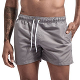 Pocket Swimming Shorts For Men Swimwear Man Swimsuit Swim Trunks Summer Bathing Beach Wear Surf  beach Short board pants Boxer - ENSEIGNE DENIS
