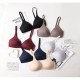 Seamless Bras for Women Push Up Bras No Wire Brassiere A B Cup Underwear Sexy Bra Three Quarters(3/4 Cup) Women lingerie - ENSEIGNE DENIS